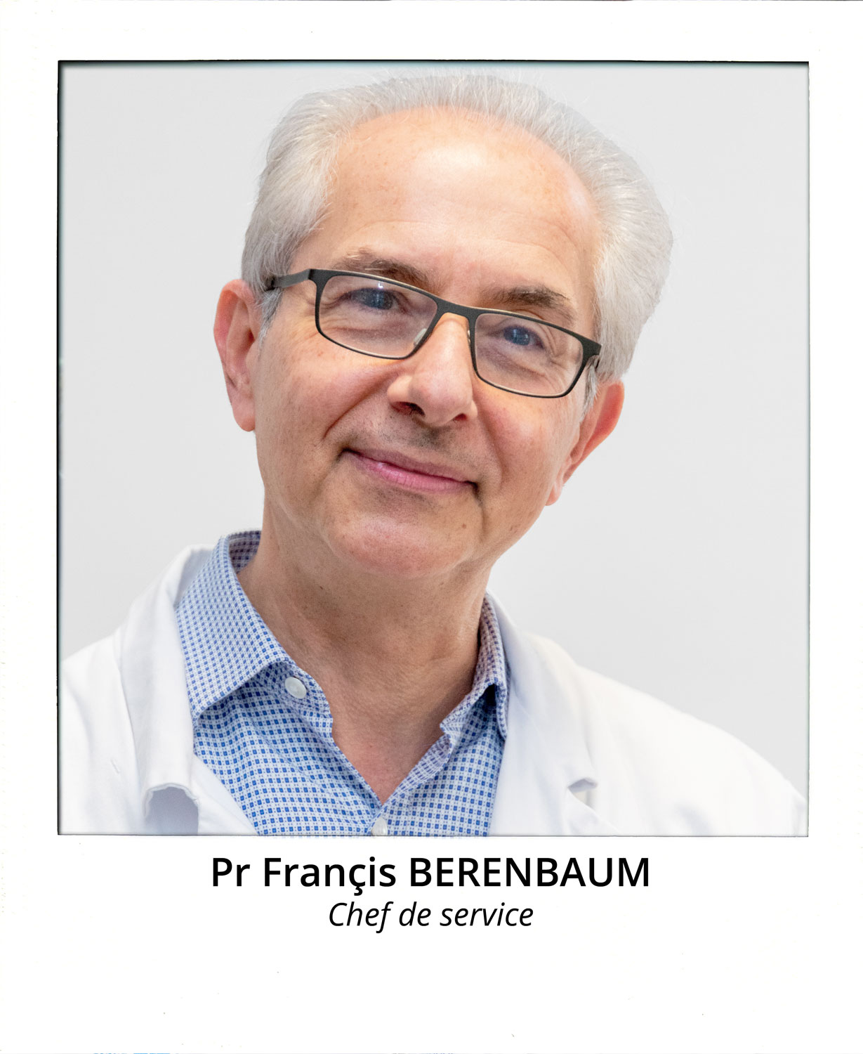 Portrait de Pr Francis Berenbaum
